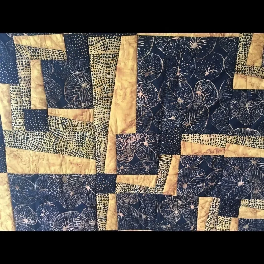 Handmade Lap Quilt. 52” X 52”